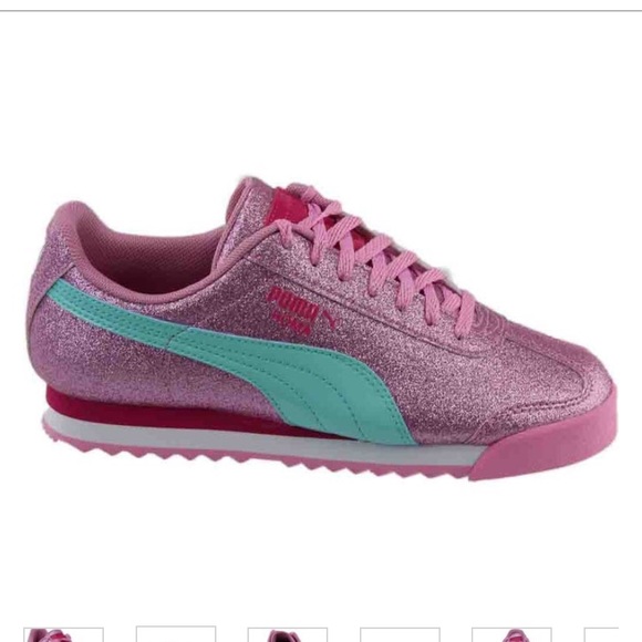 puma pink glitter shoes